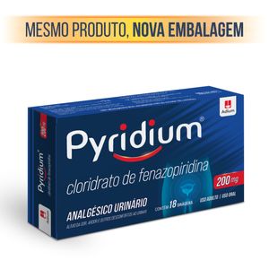 Pyridium 200mg 18 Drágeas