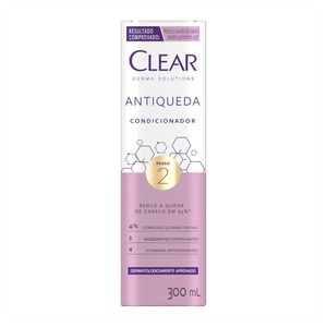 Condicionador Antiqueda Clear Derma Solutions Woman 300ml