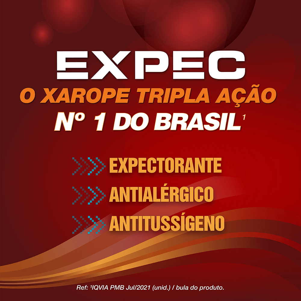 Expec Xarope Expectorante Antialérgico 120mL