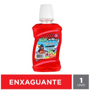 Enxaguante Antisséptico Bucal Infantil Gum Miraculous 250ml