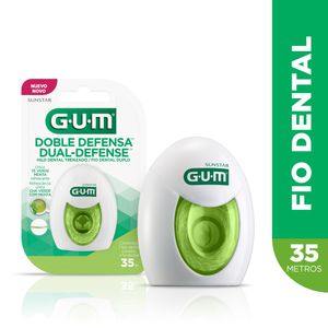 Fio Dental Gum Dual Defense 35 Metros