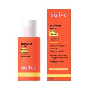 Protetor Solar Facial Sallve Fps 60 40g
