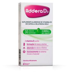 Addera D3 2.000 Ui 30 Cápsulas
