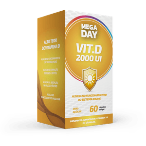 Vitamina Mega Day Vit D2.000UI 60cápsulas