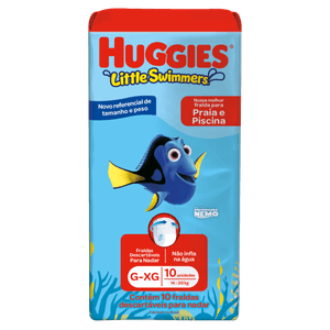 Fralda Huggies Little Swimmers G/XG 10 Unidades