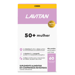 Lavitan 50+ Mulher 60 Comprimidos