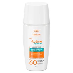 Protetor Solar Actine Aquafluid Fps 60 com Cor 40g