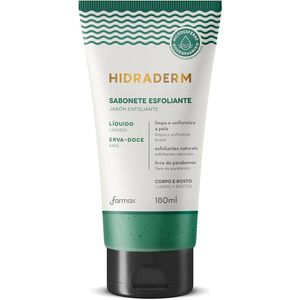 Sabonete Líquido Esfoliante Hidraderm Erva Doce 180ml