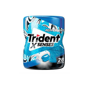 Trident X Senses Garrafa Hortelã 28 Unidades 54g