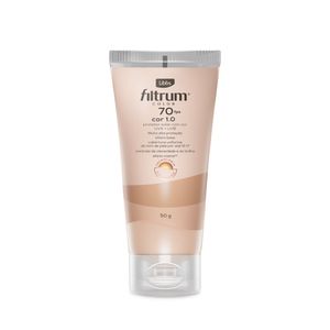 Protetor Solar Filtrum Color Fps70 Cor 1.0 50g