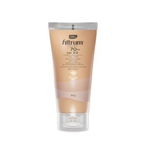 Protetor Solar Filtrum Color Fps70 Cor 3.0 50g