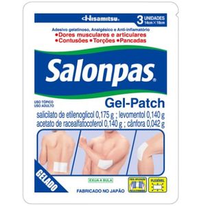 Adesivos Salonpas Gel Patch 3 Unidades