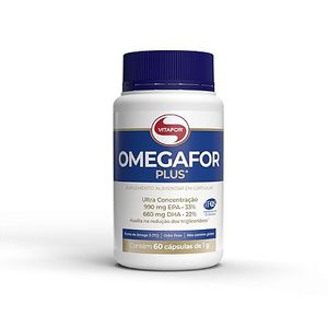 Suplemento Alimentar Omegafor Plus Vitafor 1000mg 60 Cápsulas