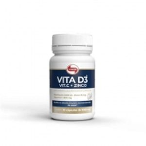Vita D3 + Vit. C + Zinco Vitafor 1000mg 30 Cápsulas