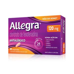 Allegra 120mg 10 Comprimidos