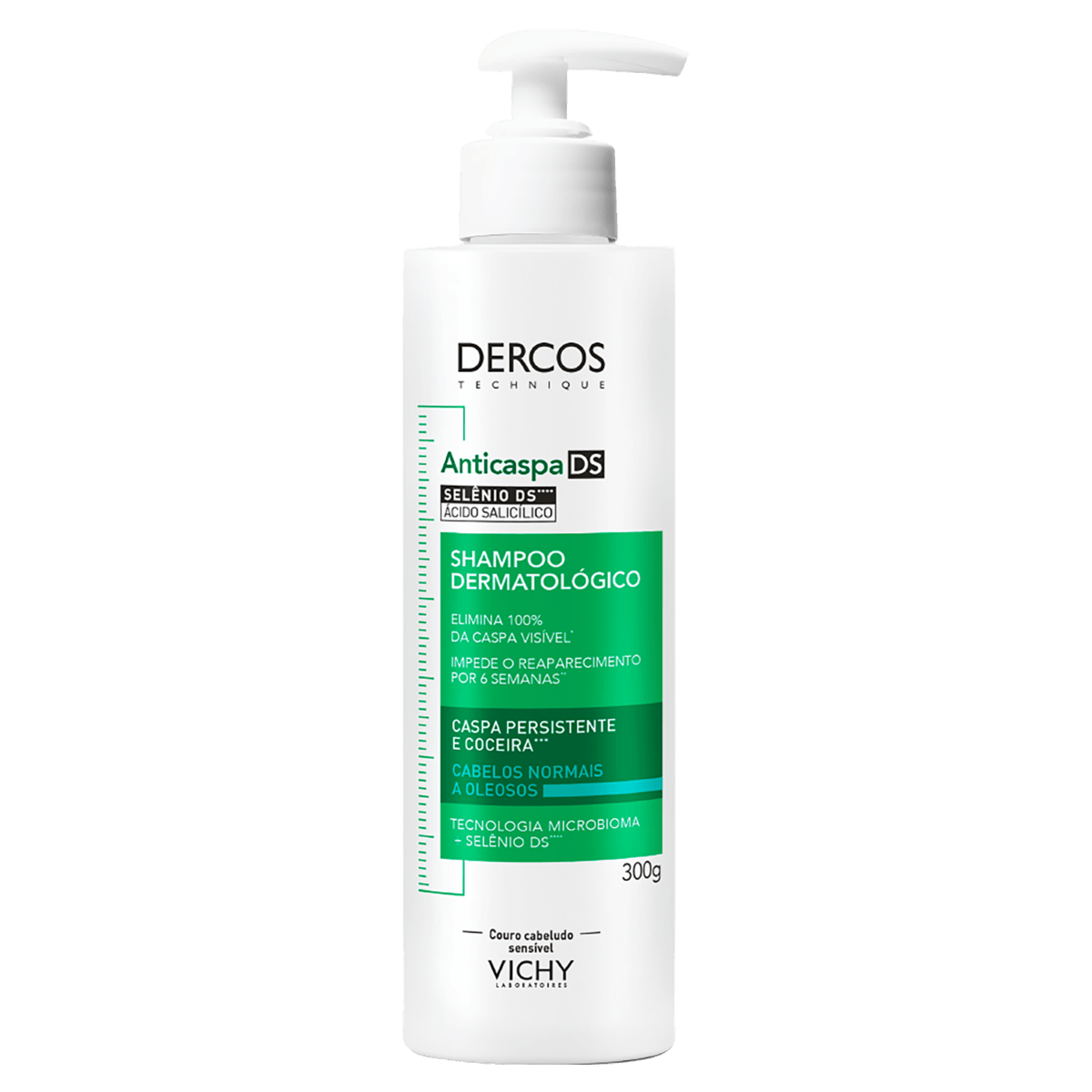 Shampoo Vichy Dercos Anticaspa Ds Cabelos Normais a Oleosos 300G ...