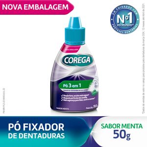 Pó Fixador de Dentadura Corega 50g