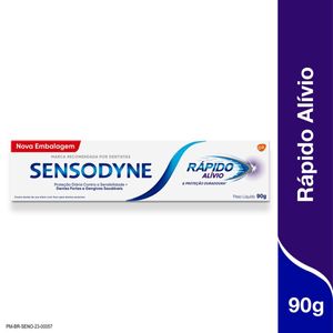 Creme Dental Sensodyne Rápido Alívio Com Flúor 90g