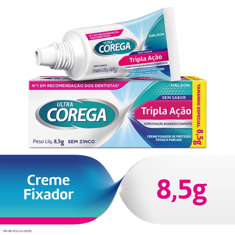Creme-Fixador-de-Dentadura-Corega-Ultra-Sem-Sabor-85g