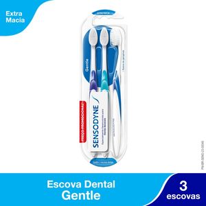 Kit de Escova Dental Sensodyne Multiproteção Macia 3unidades