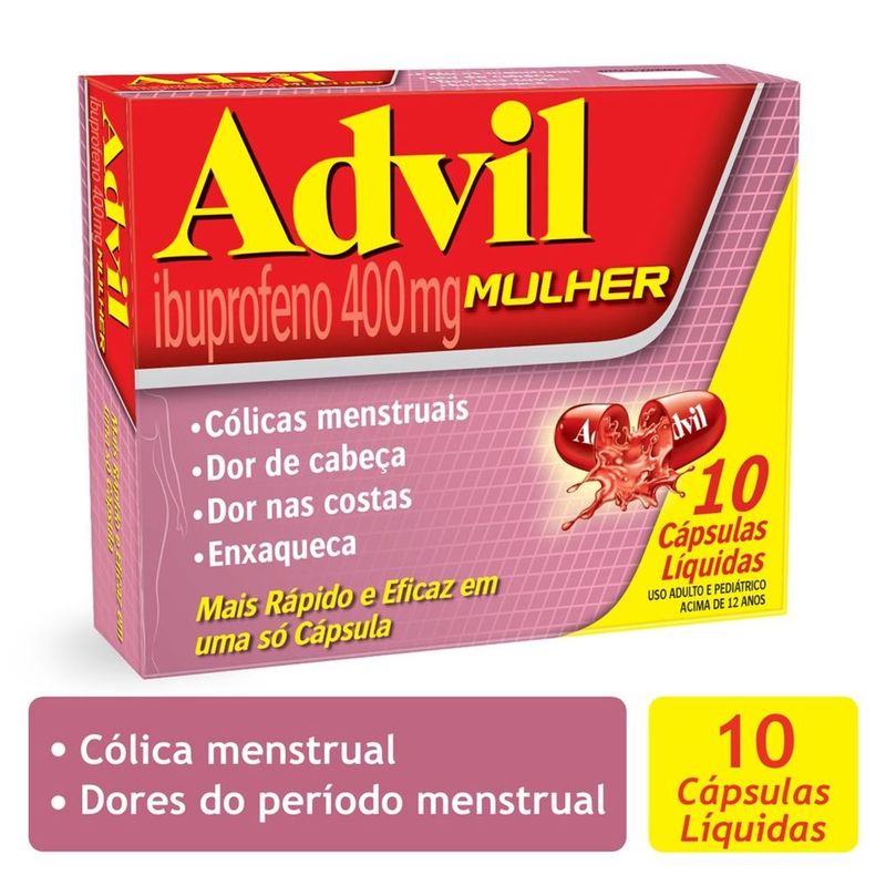 Advil-Mulher-10-Capsulas