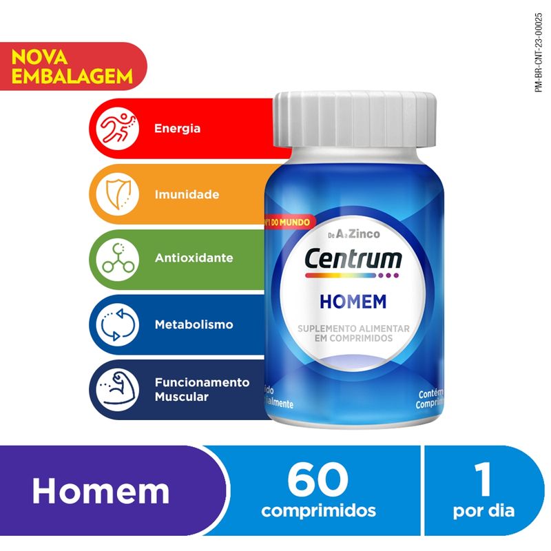 Polivitaminico-Centrum-Essentials-Homem-de-A-A-Zinco-60-Comprimidos