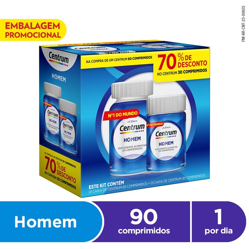 Kit-Centrum-Homem-60-Comprimidos-30-Comprimidos-70--Desconto