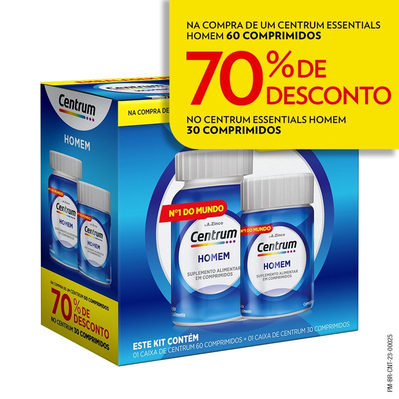 Kit-Centrum-Homem-60-Comprimidos-30-Comprimidos-70--Desconto