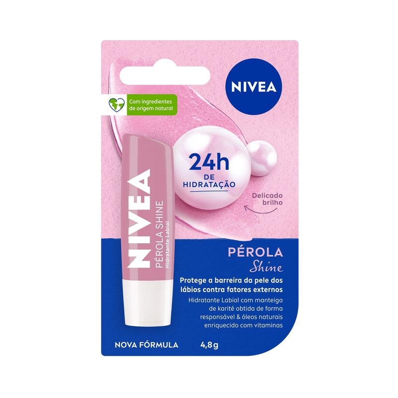 Protetor-Labial-Nivea-Perola-Shine-48G