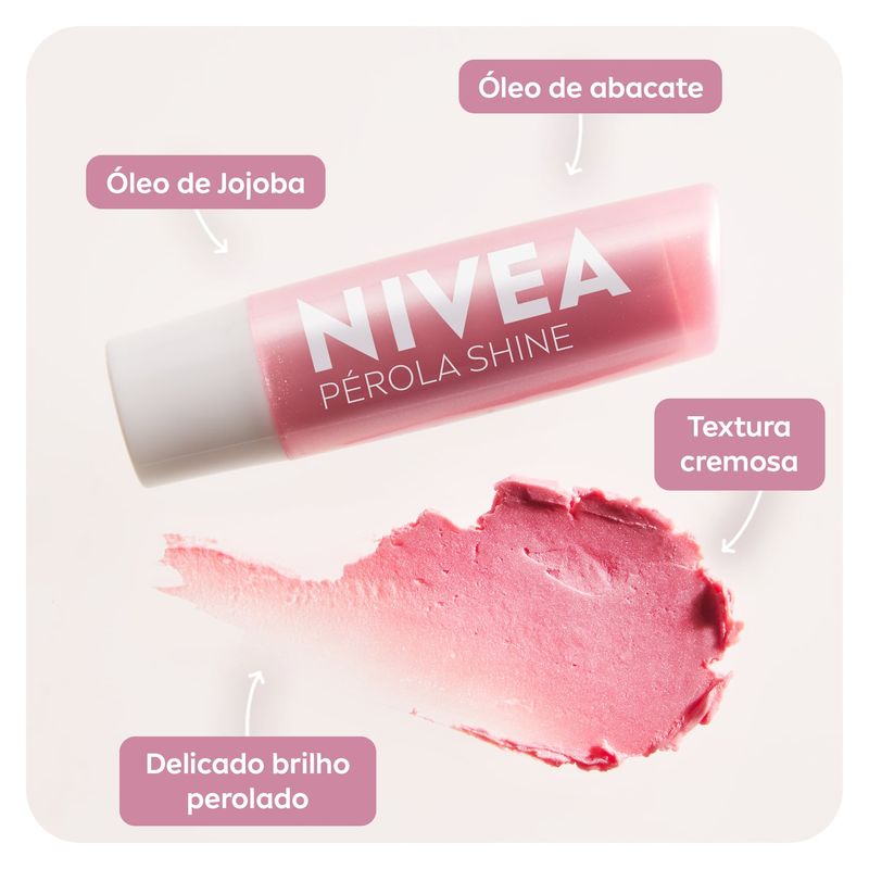 Protetor-Labial-Nivea-Perola-Shine-48G