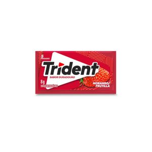 Chiclete Trident Sabor Morango 8g