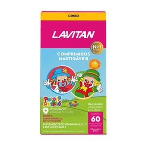 Lavitan Kids Tutti-frutti com 60 comprimidos