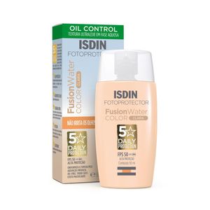 Protetor Solar Facial Isdin Fusion Water Color Clara FPS50 50ml