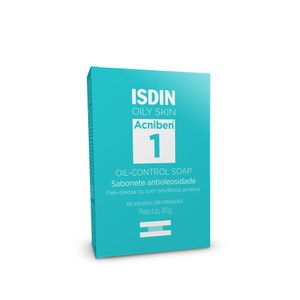 Sabonete Antioleosidade em Barra Acniben Oil Control Soap 80g