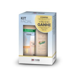 Kit Isdin Fusion Water Cor Clara 50ml+Micellar Solution 400ml