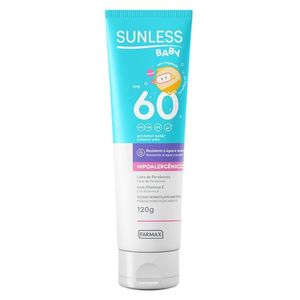 Protetor Solar Baby Sunless Hipoalergênico FPS 60 120g