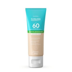 Protetor Facial Fps 60 com Base 2.0 Sunless Antioleosidade 40g