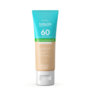 Protetor Facial Fps 60 com Base 3.0 Sunless Antioleosidade 40g