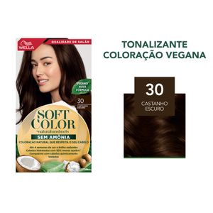 Coloração Soft Color sem Amônia Instintos Naturais Cor Castanho Escuro 30