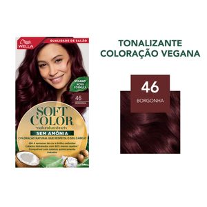 Colocação Soft Color sem Amônia Instintos Naturais Cor Borgonha 46