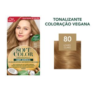 Tintura Soft Color sem Amônia Instintos Naturais Cor Louro Claro 80