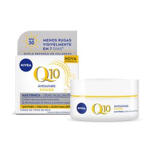 Creme Facial Nivea Q10 Antissinais Power Dia FPS 30 50g