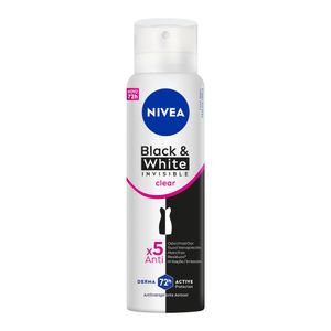 Desodorante Aerossol Nivea Feminino Black & White Invisible Clear 150ml