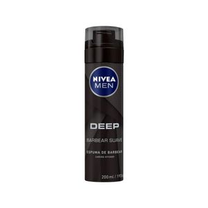 Espuma Barbear Nivea Deep Black 200Ml