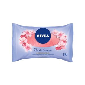 Sabonete Hidratante Nivea Barra Flor de Cerejeira e Óleos Essenciais 85g
