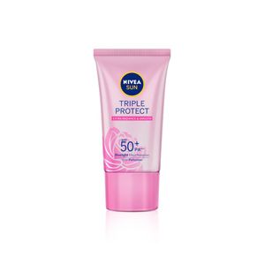Protetor Facial Solar Nivea Sun Triple Protect Extra Radiante & Smooth Fps 50 40ml