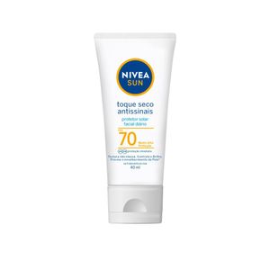 Protetor Solar Nivea Facial Toque Seco Antissinais Fps 70 40ml