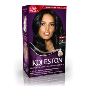 Tintura Koleston Cor Intensa e Duradora Cor Preto 20