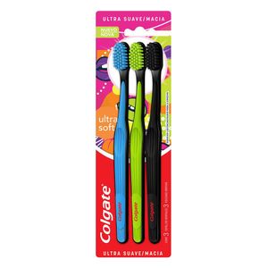 Escova de Dente Colgate Ultra Soft 3 Unidades