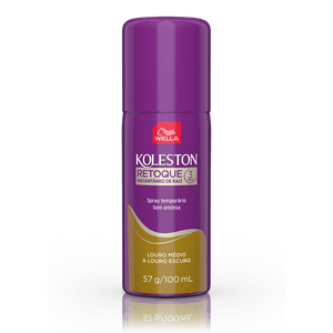 Tintura Spray Koleston Retoque Instantâneo Louro Escuro 100ml